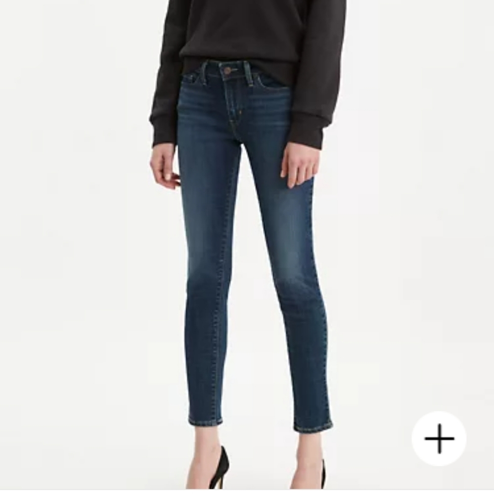Levis 711 SKINNY ANKLE WOMEN'S JEANS Blye Size 26